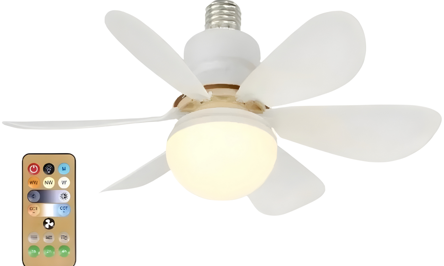 Ventilador lampara 2 en 1